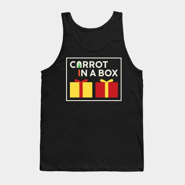 Carrot in a Box Tank Top by thedustyshelves